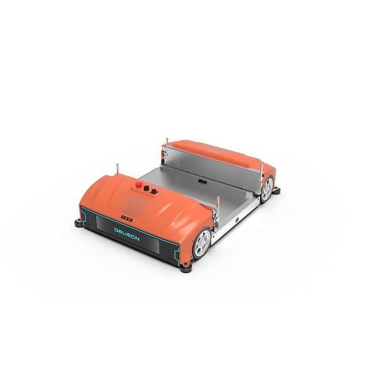 Dual-Station Tote Four-Way Shuttle Robot